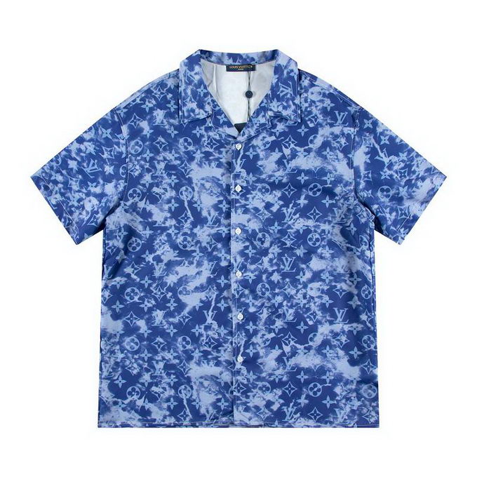Louis Vuitton Short Sleeve Shirt Mens ID:20240614-163